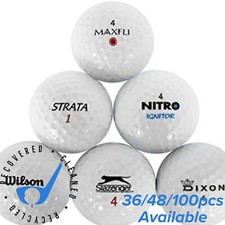 Club Golf Ball Mix, Nitro, Precept Good Quality Used AAA Recycled 3A Golf Balls