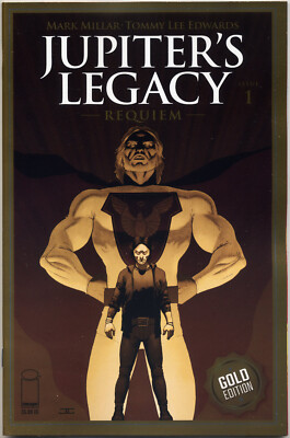 JUPITER'S LEGACY REQUIEM #1 GOLD THANK YOU VARIANT (IMAGE 2021) NM FIRST PRINT