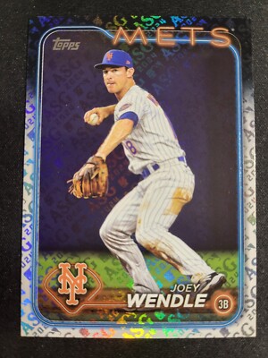 Joey Wendle All-Star Game Logo Variation HOLO Foil 2024 Topps ASG SP Mets