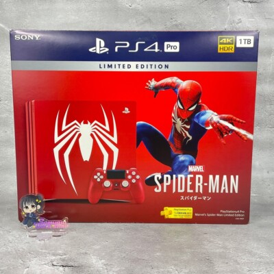 スパイダーマン1tb PS4 Sony PlayStation 4 Pro 1TB Marvel Spider-Man Limited