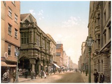 2957 Stree town.quality Poster.British Decorative Art.The Designers shop here