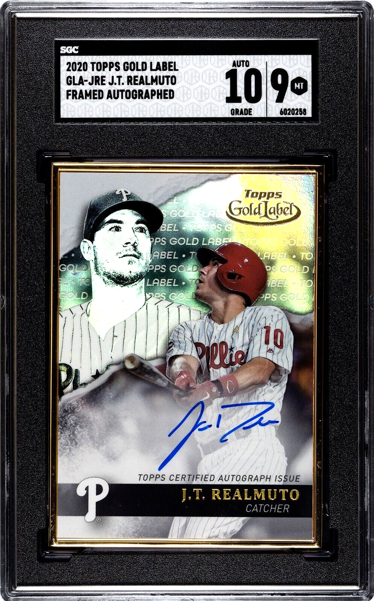 2020 Topps Gold Label - Gold Label Framed Autographs J.T. Realmuto