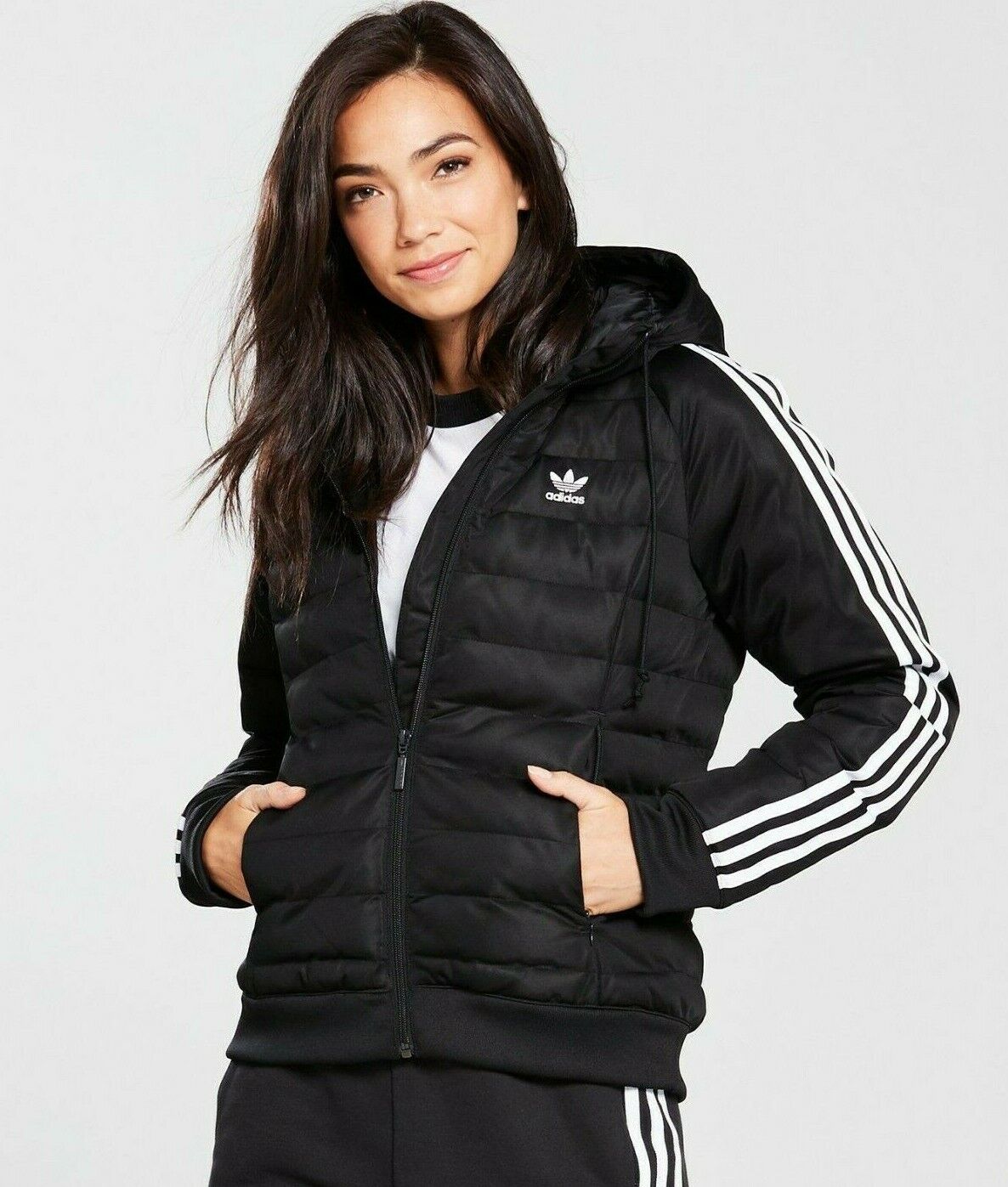 adidas fur jacket womens