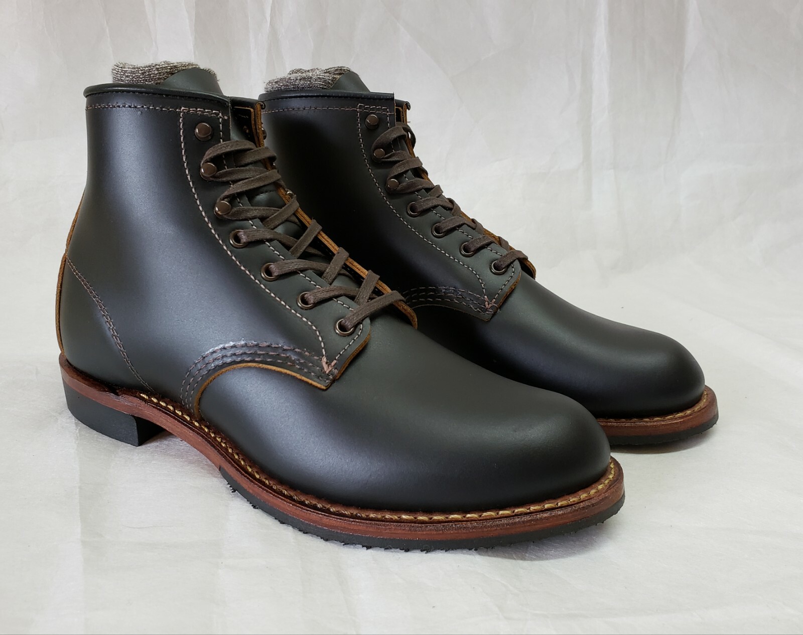 Red Wing Klondike 9060 Flatbox soft toe Beckman Heritage Boots Iron Ranger 8.5D image 2