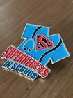 SUPERMAN "S" Chest Insignia Logo Superheroes In Scrubs DC Comics Nurse Doctor — photo 4