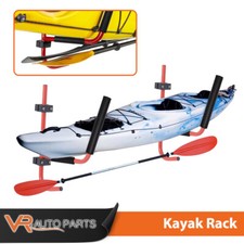 2 Pair Kayak Rack Wall Mount Ladder Surfboard Canoe Storage Folding Hanger