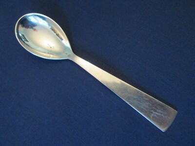 SOUP PLACE SPOON! Vintage FRASER KRUPP stainless PONTI pattern made Italy LOVELY
