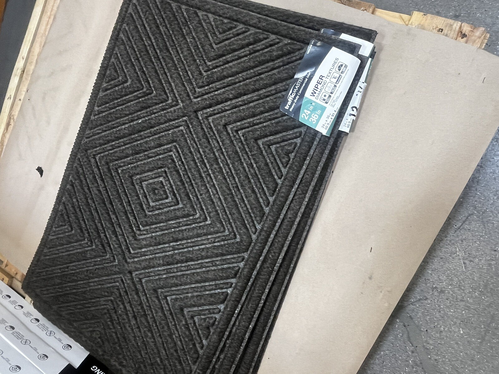 TrafficMaster 24 X 36 In. Fiber & Rubber Commercial Door Mat Garden