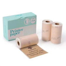 PAPERANG Adhesive Thermal Paper for Phomemo M02 Mini Bluetooth Pocket Printer