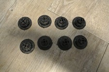 8 Stück Tamiya Radmitnehmer 12mm Sechskant mit Bremsscheiben schwarz 1/10