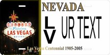 Las Vegas Nevada License Plate Personalized Custom Auto Bike Motorcycle Moped