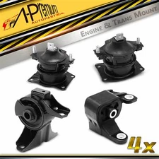 4x Auto Trans Engine Motor & Transmission Mount for Acura MDX ZDX 2010-2013 3.7L