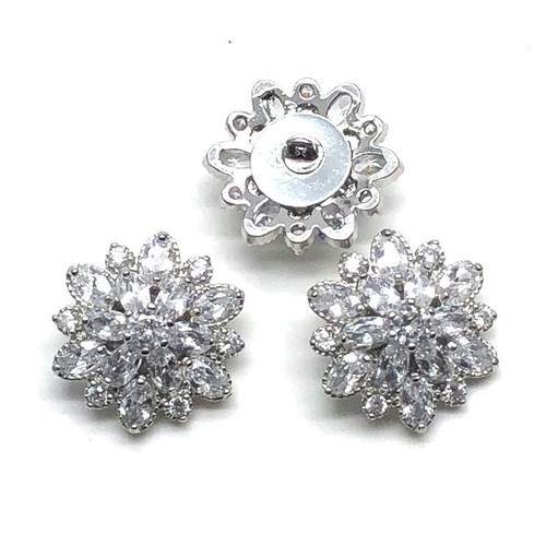 5pcs Cubic Zirconia Crystal Buttons DIY Sew On Decorative Clothes Accessories - Picture 10 of 12