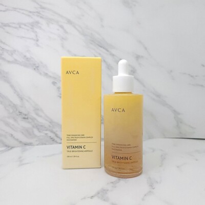 AVCA True Brightening Vitamin C Ampoule 100ml Anti-Wrinkle Blemish-Care K-Beauty