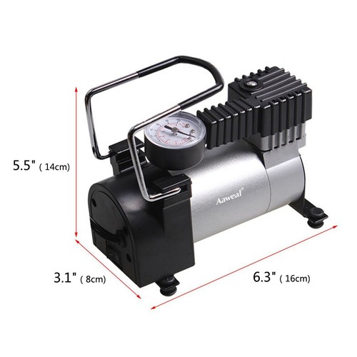 Gonfiatore pneumatici compressore d'aria 100 PSI si adatta a pneumatici auto moto pompa aria portatile - Foto 6 di 11