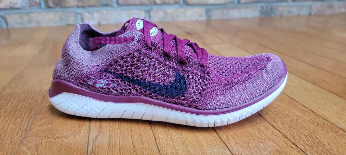 Nike free rn clearance flyknit 2018 women's purple