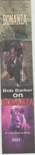 2023 Younger Bob Barker VS Little Joe on Bonanza from old school Book marks Buy.