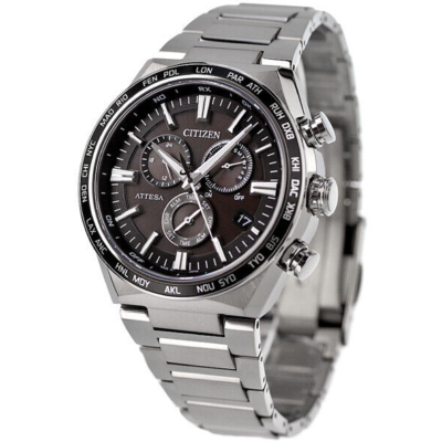 CITIZEN ATTESA CB5966-69E Titanium Eco-Drive Radio Solar Watch