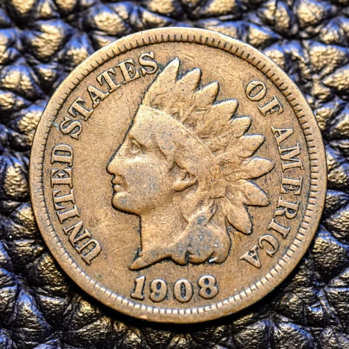 1908-P Indian Cent ~ GOOD (GD) Condition ~ COMBINED SHIPPING!
