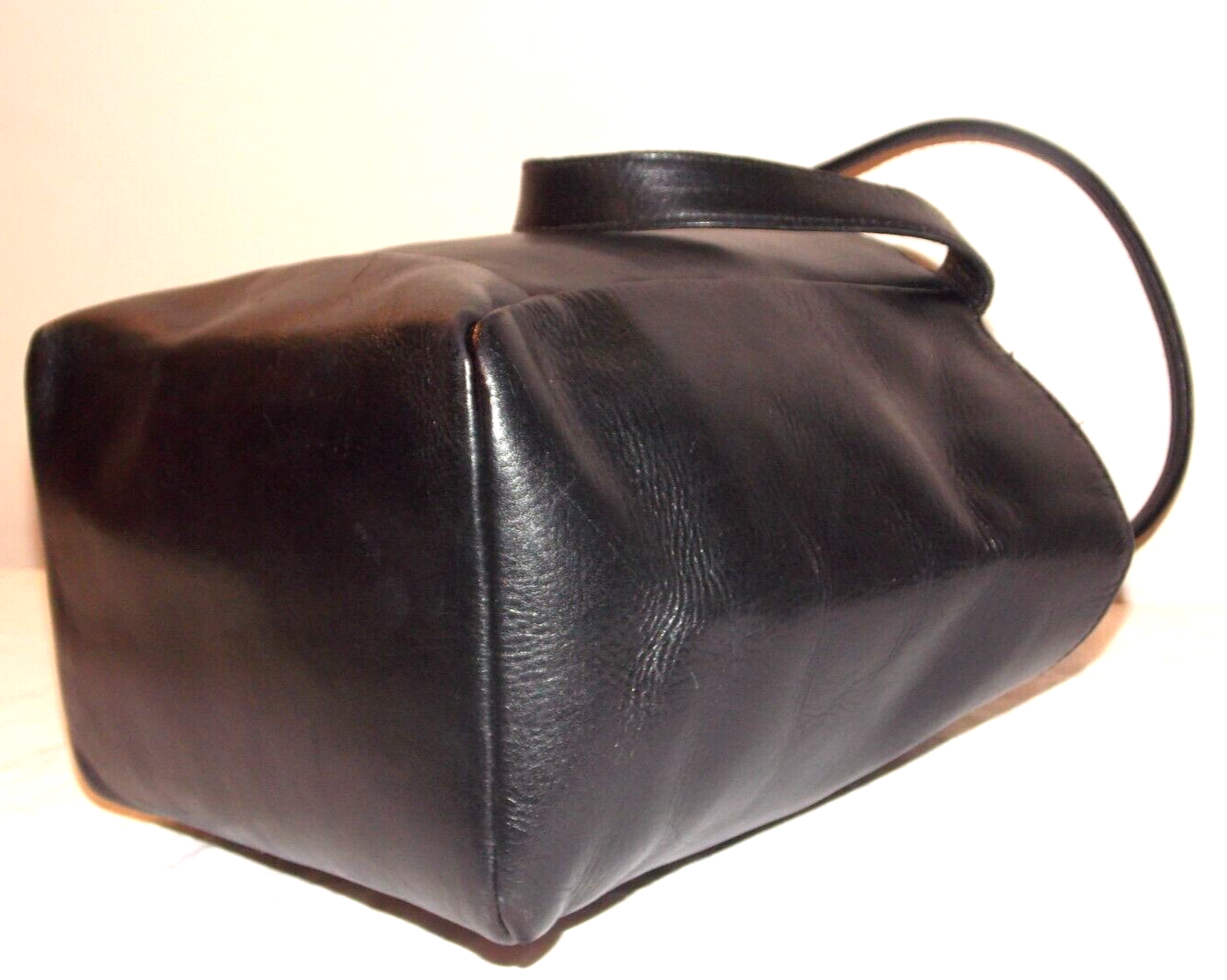 HIDESIGN BY RADLEY TOTE CROSSBODY BAG/GENUINE LEATHER/BLACK/POCKETS