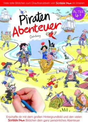 HCM Kinzel - Scribble Down Rubbelkarten - Piraten-Abenteuer