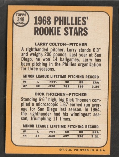 1968 Topps Baseball Cards Scegli una carta a scelta 295-660 EX X-MT 1/25 Set Break - Foto 101 di 490