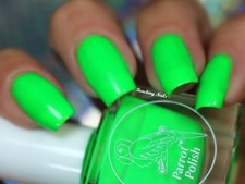 Parrot Polish Gecko Green Neon Nail Polish Parrot Polish Gecko Green Neon Nail Polish