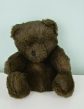 Vintage Dakin Brown Teddy Bear Hand Puppet Plush Stuffed Animal Toy 1990