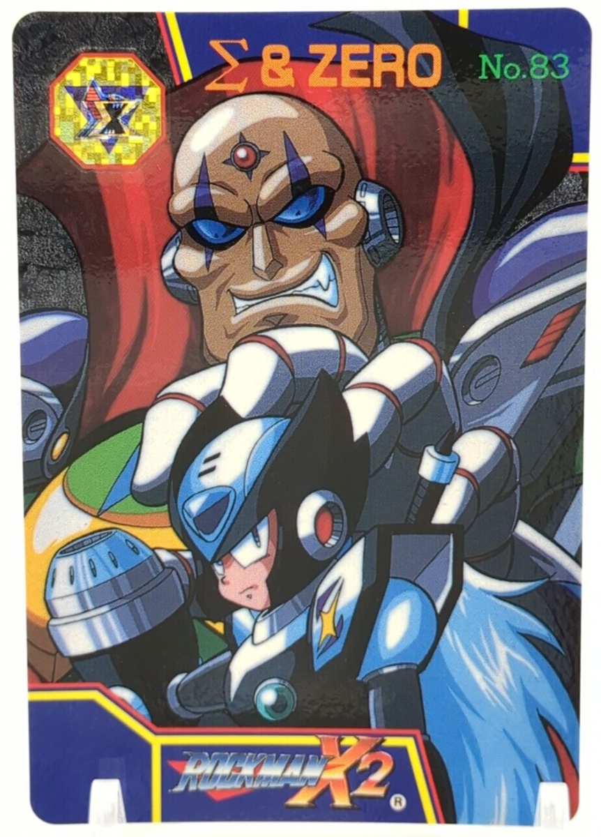 Sigma Zero No.83 Mega Man X2 ROCK Card Carddass 1994 CAPCOM Sigma Zero No.83 Mega Man X2 ROCK Card Carddass 1994 CAPCOM