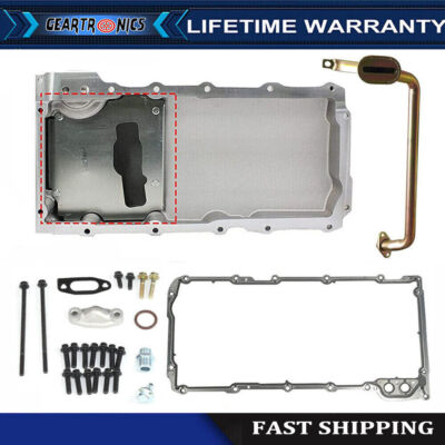LS SWAP Retro 302-1 Aluminum Rear Sump Oil Pan for GM Camaro Chevelle G BODY USA