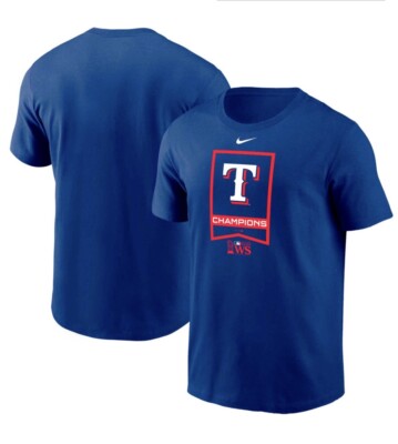 Nike Texas Rangers Royal Blue 2023 World Series Champions Men's