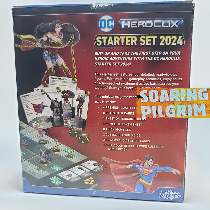 DC Heroclix 2024 STARTER SET - Figures, Map, Rules *SEALED & NEW