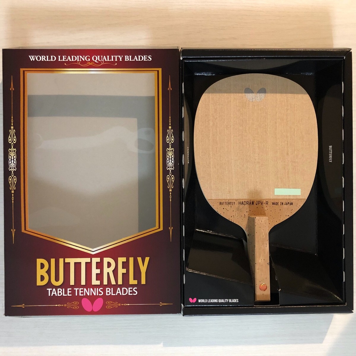 Butterfly Hadraw JPV R/Japanese 23830 75.69 g Table Tennis Blade