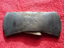 Vintage MWH Co. Double Bit Axe Head Marshall Wells Hardware Hand Made 9.5"