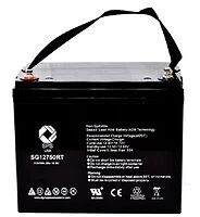 SPS Brand 12V 75Ah  Battery for Interstate DCM0075 UPS (Terminal RT) (1 Pack)