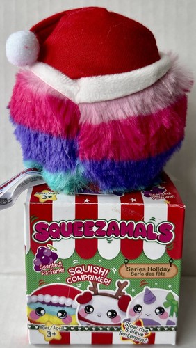 Squeezamals 2018 Holiday Blind Box Scented PUFFY FLUFF BALL #3 Opened to ID Only - Picture 2 of 3