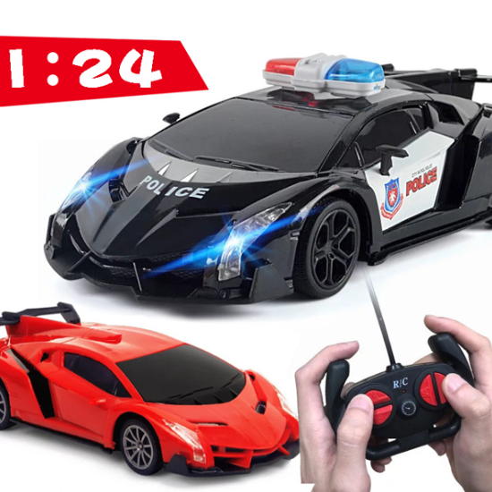 1:24 POLICE LAMBORGHINI FERRARI ELECTRIC RC RADIO REMOTE CONTROL