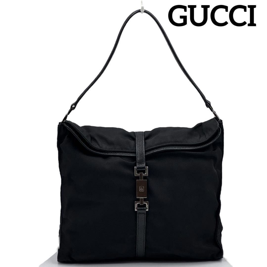 Gucci Jackie One Shoulder Leather Tote Bag Vintage Inspired New