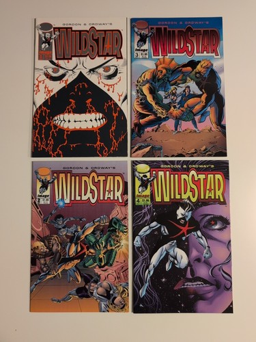 Wildstar #1-4 Complete Series 1993 Image Comics Set Very Nice !!! - Picture 1 of 10