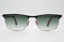 Sonnenbrille Ray Ban RB 6516-M F060 FERRARI Schwarz Silber Gelb Oval sunglasses