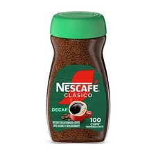 NESCAF CL SICO Decaf Dark Roast Coffee, Instant Coffee, 7 oz, 1 Jar