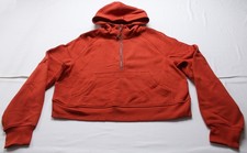 Lululemon Women's Scuba Oversized Half-Zip Hoodie CA4 Autumn Rust Size M/L NWT