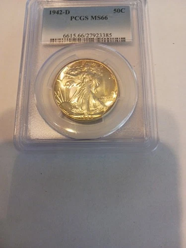 1942-D Walking Liberty Half PCGS MS 66