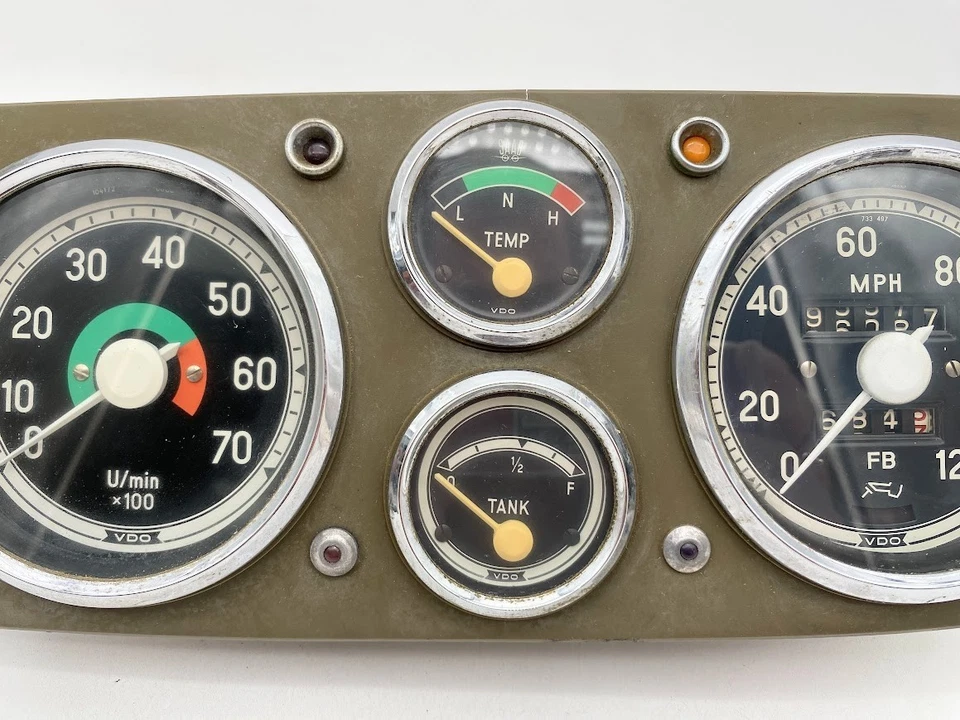 Cuadro de instrumentos Saab 96 V4 1968 calibre de lujo ¡Debe leerlo todo! Foto 3 de 4