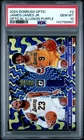 0897 LeBron James Bronny Jr 2024 Donruss Optic #2 Purple Optical Illusion PSA 10