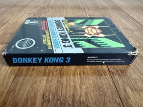 Donkey Kong 3 Nintendo NES &bull; 1986 &bull; Authentic &bull; Tested &bull; CIB Complete
