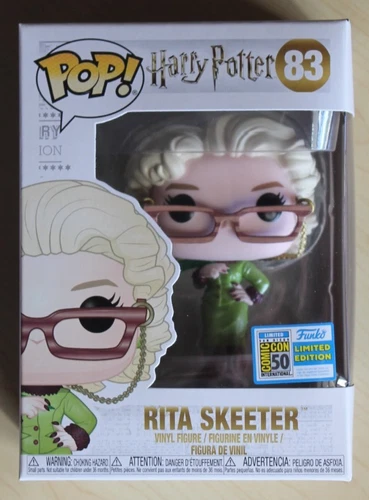 Funko SDCC 2019 Harry Potter Rita Skeeter Pop #83 Official Sticker