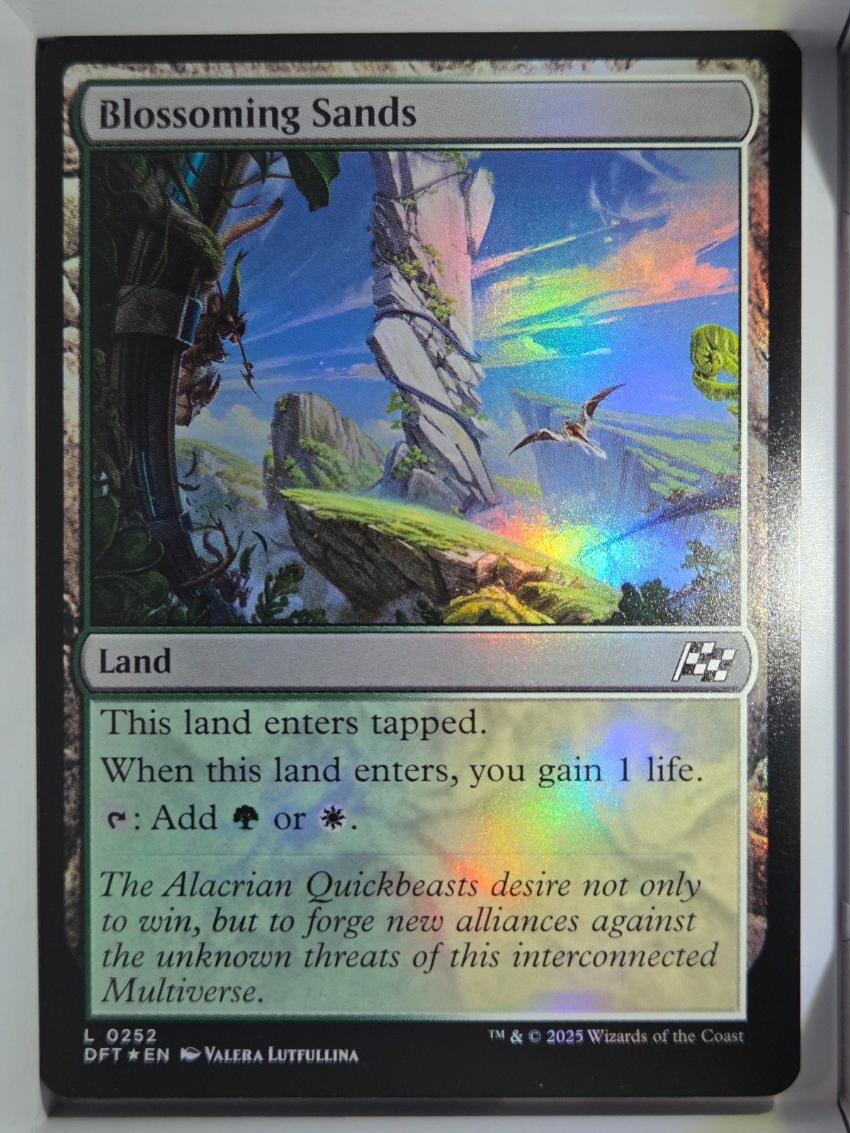 Blossoming Sands - L252 - Foil - MTG - Aetherdrift (DFT)