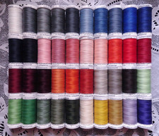 40 NEW different colors GUTERMANN 100 polyester sew-all thread 274 yard Spools