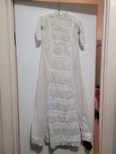 Victotian Antique Reproduction Christening Gown For Your Doll